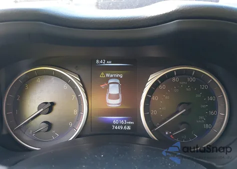 2016 Infiniti Q50 3.0T Red Sport 400 from USA, damaged, VIN JN1FV7AR0GM451551